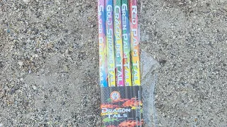 Dragon Tails Roman Candles by Winda Fireworks