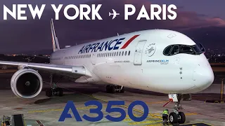 Flying Air France’s Airbus A350 | 🇺🇸 New York JFK ✈︎ Paris CDG 🇫🇷 [FULL FLIGHT REPORT]