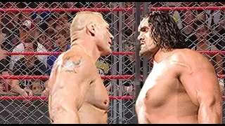 The Great Khali vs Brock Lesnar Steel Cage Match