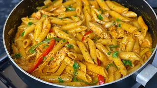 Best Chicken Fajita Pasta With only a few simple ingredients it’s Extremely easy and delicious