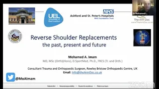 Reverse Shoulder Replacement (Dr. Mohamed Imam )