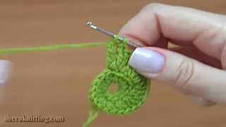 How to Make Crochet Element For Freeform Tutorial 12 Part 2 of 2