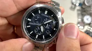 Cách chỉnh giờ citizen eco-drive E610