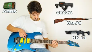 PUBG MOBILE sounds on guitar 2