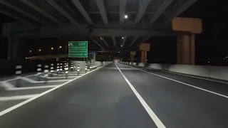 Metro Manila Skyway Night Drive (One week after the 1st day of toll fee charging in Skyway Stage 3)