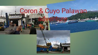 Manila to Coron and Cuyo palawan 3days and night sa Barko