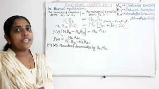 Einstein's Coefficients