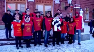 ☆ГИМН СССР!☆ в Казани на жд вокзале. 30 декабря 2016