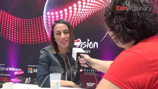 Eurovision 2015: Elhaida Dani - I'm Alive - Albania Interview