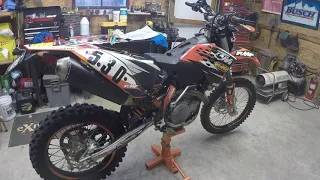 2009 KTM 530 EXC Restoration Part 1