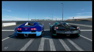 Bugatti Veyron 16.4'13 VS Pagani Huayra'13 | Drag Race #147