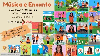 Atividades de musicoterapia especializada para crianças com autismo.