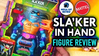 Sla'Ker Unboxing and Review MOTU Origins x TMNT Turtles of Grayskull - Mega Jay Retro