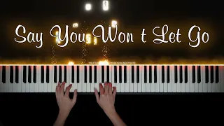 James Arthur - Say You Won't Let Go | Piano Cover with Strings (with PIANO SHEET)