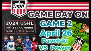 USHL COMBINES 2008 GAME DAY 3 / GAME 2 / Pavelski VS Thompson
