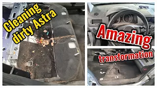 Cleaning dirty Opel Astra, amazing transformation!