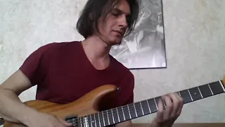 Allan Holdsworth Guitar Cover - Day Of The Dead (Derek Sherinian) - All 3 solos