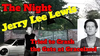 Jerry Lee Lewis Hit Graceland Gate Doris Landerman Witnessed this Incident Arrested in Memphis TN