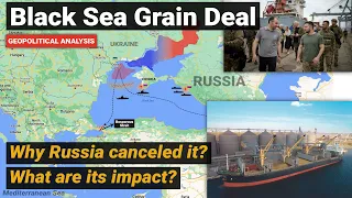 Black Sea Grain Deal Initiative Explained | Why Russia quit exit agreement | Ukraine grain export