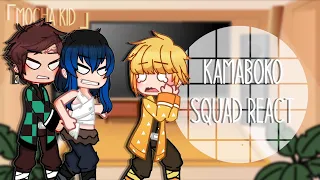 Kamaboko squad react to themselves || Part 1 || KNY || Tanjiro, Zenitsu, and Inosuke ||