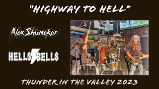 Alex Shumaker with "HELLS BELLS" Thunder in the Valley 2023