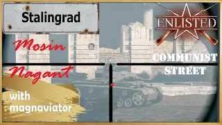 Enlisted Gameplay - Battle of Stalingrad - Communist Street - Mosin Nagant!   [1440p 60fps]