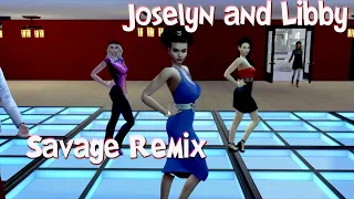 Savage Remix - Joselyn and Libby(Sims 4 Machinima)