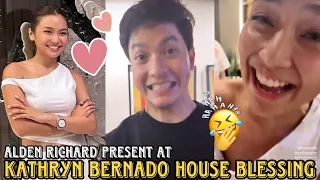 ALDEN RICHARD NASA HOUSE BLESSING NI KATHRYN BERNARDO 😱 OFFICIALLY WELCOME TO THE FAMILY NA BA? ❤️