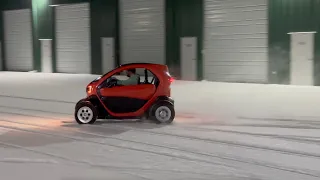 Full Send In My Renault Twizy! Freezing Temps & Big Skids