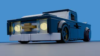 How to build a LEGO Modified 1967 Chevy C10(Speed Champions MOC)