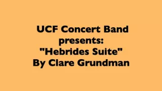 Hebrides Suite (All 4 Mvts)--Clare Grundman [Professional Audio]