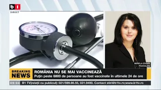 ROMANIA NU SE MAI VACCINEAZA - PUTIN PESTE 6800 DE PERSOANE AU FOST VACCINATE IN ULTIMELE 24 DE ORE