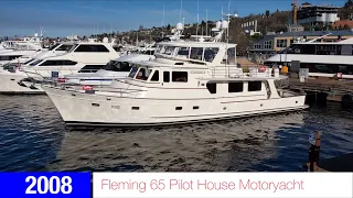2008 Fleming 65 Pilothouse Motoryacht "JOURNEY" - Walk Through Video