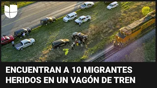 Hallan sin vida a dos migrantes dentro de un vagón de tren cerca de Uvalde