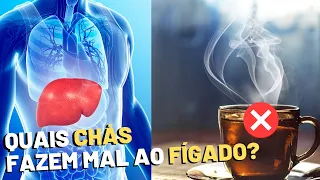 Quais os chás que fazem mal para o fígado? Cuidado!