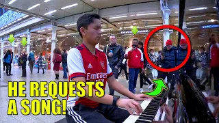 EPICNESS When Arsenal Football Fan Requests A Song | Cole Lam