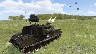 Russian 5th Generation Fighter Jets Destroyed by Ukraine Anti-air Tank - MilSim ArmA 3