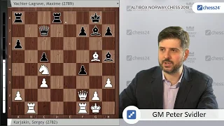 The Rise and Fall of Karjakin in Norway Chess 2018: Peter Svidler analyses