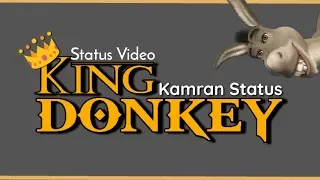 The Donkey King Title Song - Donkey Raja - Status Lyrics || Kamran Status ||