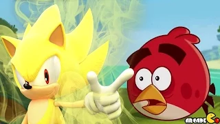 Angry Birds Epic - Sonic Dash Event New Character Super Sonic Power!