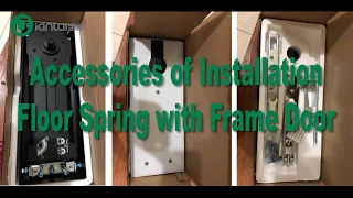 Accessories of Installation Floor Spring with Aluminum Frame Door Wooden Door Jianlai Glass Hardware