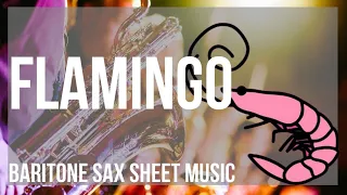 Baritone Sax Sheet Music: How to play Flamingo by Kero Kero Bonito