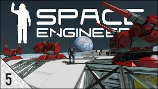 Space Engineers Survival (Episode 5) - Rover Upgrades and DEFENSES! [2024]
