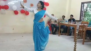 Megher Palok 🌧️🪶 full Dance 💙#farewell #bengali #dance #subscribe#program💫