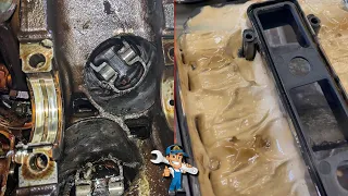Customer States They Just Noticed Grey Sludge In Their Coolant In The Engine Bay