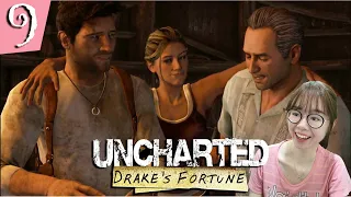 WHAT AN EASY STATUE PUZZLE!⏱HEY SULLY!| Uncharted Drakes Fortune Blind Playthrough - Part 9