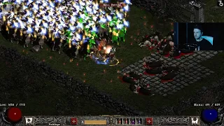 High Density Blood Moon (Cow) Mapping !! GG Curse Necro !! 95% Clear - Project Diablo 2 (PD2)