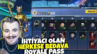 BEDAVA ROYALE PASS ALMA TAKTİĞİ %100 ÇALIŞIYOR PUBG Mobile