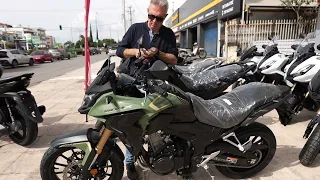 HONDA CB500X motorcycle Unboxing 2024