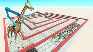 Escape From Alien Giraffe - Last Survivor | Animal Revolt Battle Simulator